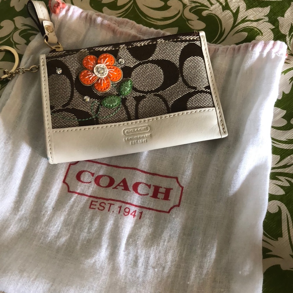 Coach keychain wallet